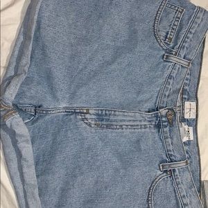 calvin klein jean shorts